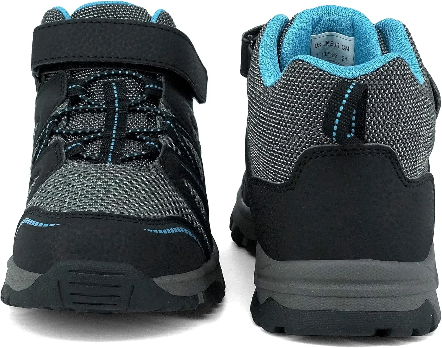YESKIS Kids Trail Running Shoes Boys Hiking Shoes Girls Hiking Boots Tennis Outdoor Slip Resistant Comfortable Sneakers Little Big Kid